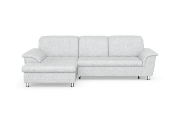 DOMO collection Ecksofa Franzi Steppung im Sitzbereich B7T/H: 278/162/80 cm, Schlafsofa, wahlweise m
