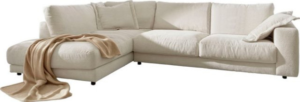 3C Candy Ecksofa Enisa XXL B/T/H: 325/224/85 cm, Kuschelig, gemütlich, in 5 Farben, Bezug in Cord, m